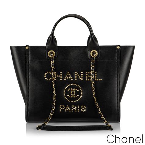 chanel deauville leather